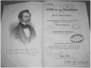 J. M. Honigberger, Fruchte aus dem Morgenlande, Wien, 1851